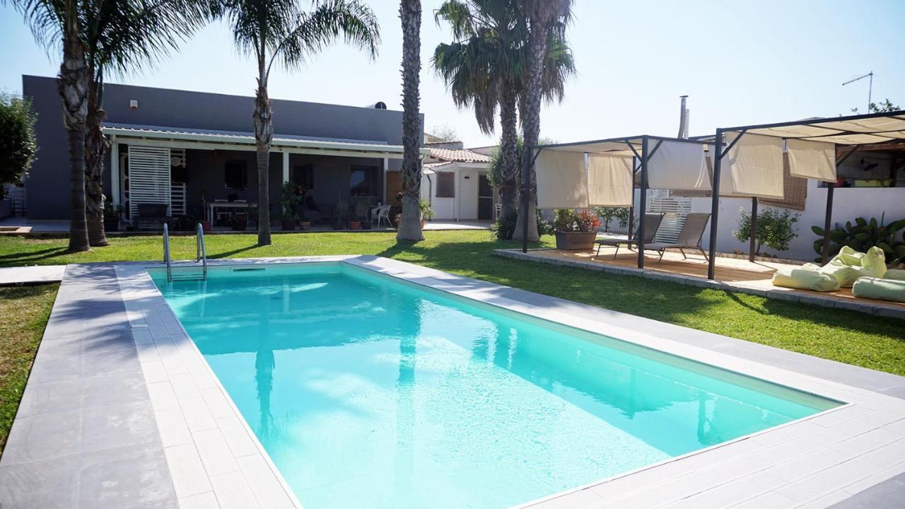 Dependance In Villa Con Piscina Syracuse Exterior foto
